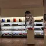 ...troviamo lo spazio dedicato all�Olivetti, la macchina per scrivere italiana per eccellenza